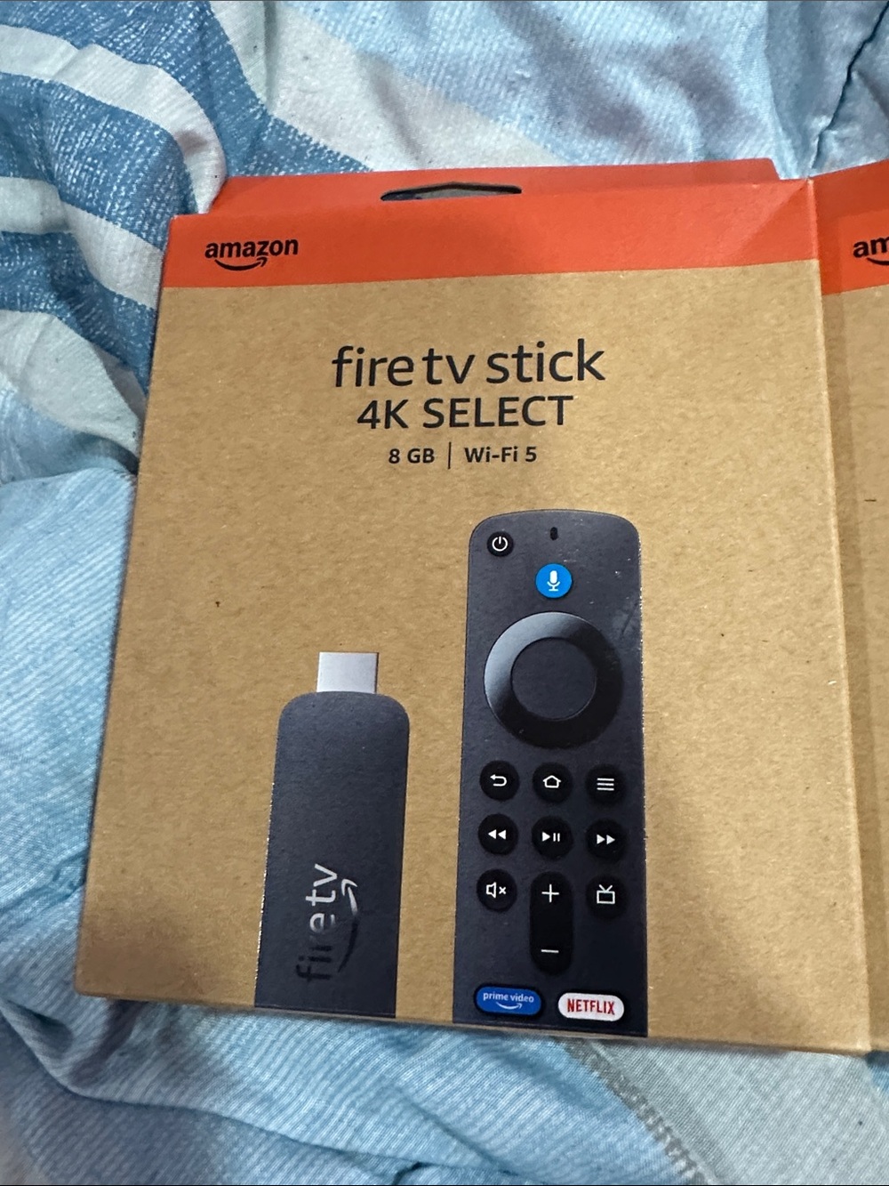 Amazon Fire TV Stick 4K Select - Black with Orange Accent